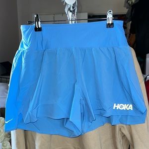 Hoka blue shorts